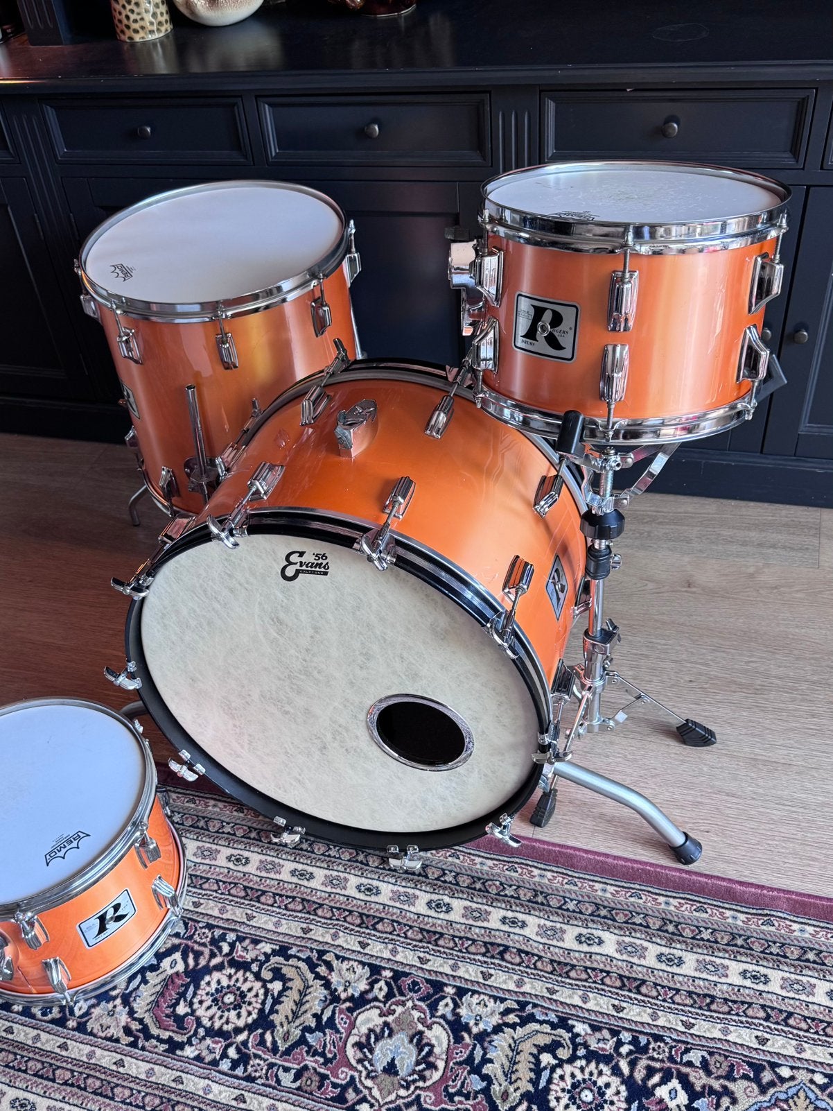 Rogers Big R USA 1978 vintage drumstel – 22/12/13/16, Muziek en Instrumenten, Drumstellen en Slagwerk, Ophalen, Gebruikt, Overige merken