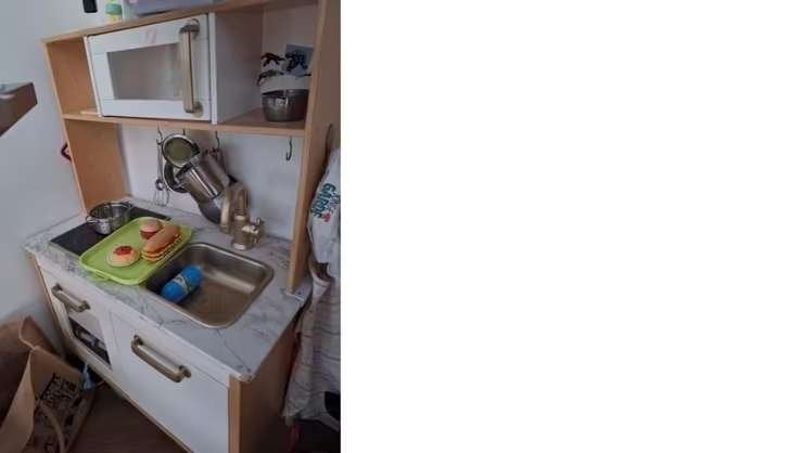 Ikea keukentje inclusief vele accessoires, Ophalen, Gebruikt, Hout, Speelkeuken
