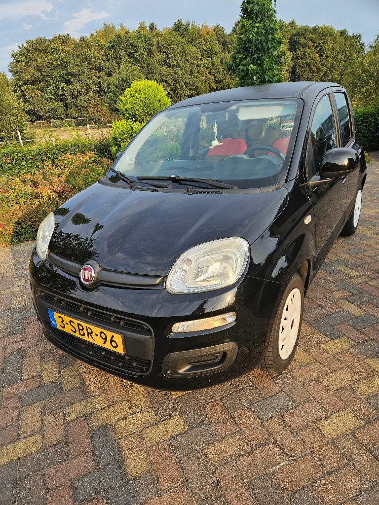 Fiat Panda 0.9 Twinair 48KW 2013 Zwart, Auto's, Stof, 31 €/maand, Panda, Zwart