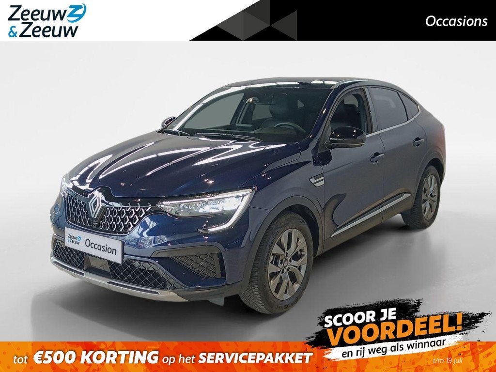 Renault Arkana 1.6 E-Tech full hybrid 145 techno *Automaat*N, Auto's, Renault, Gebruikt, Blauw, Leder en Stof, Origineel Nederlands