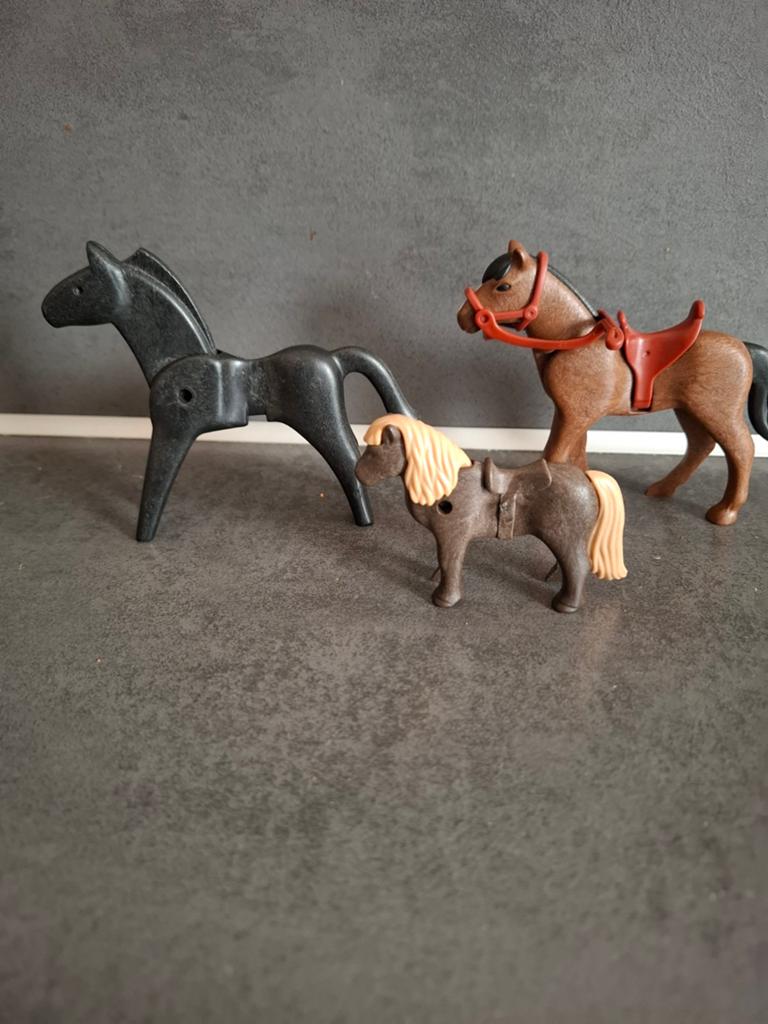 Playmobil 3x paardje, Ophalen of Verzenden