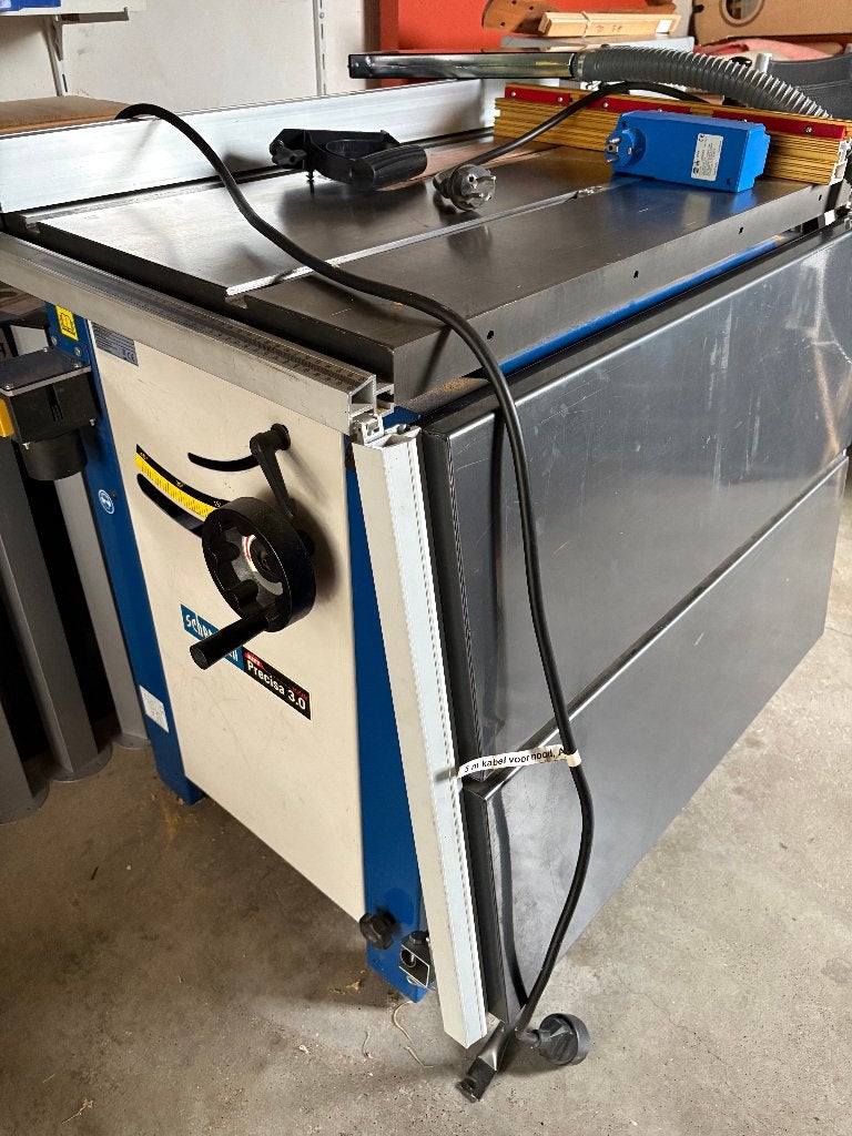 Zaagmachine Scheppach Precidsa 3.0 met transportinrichting, Ophalen, Gebruikt, Cirkelzaag, 30 tot 70 mm