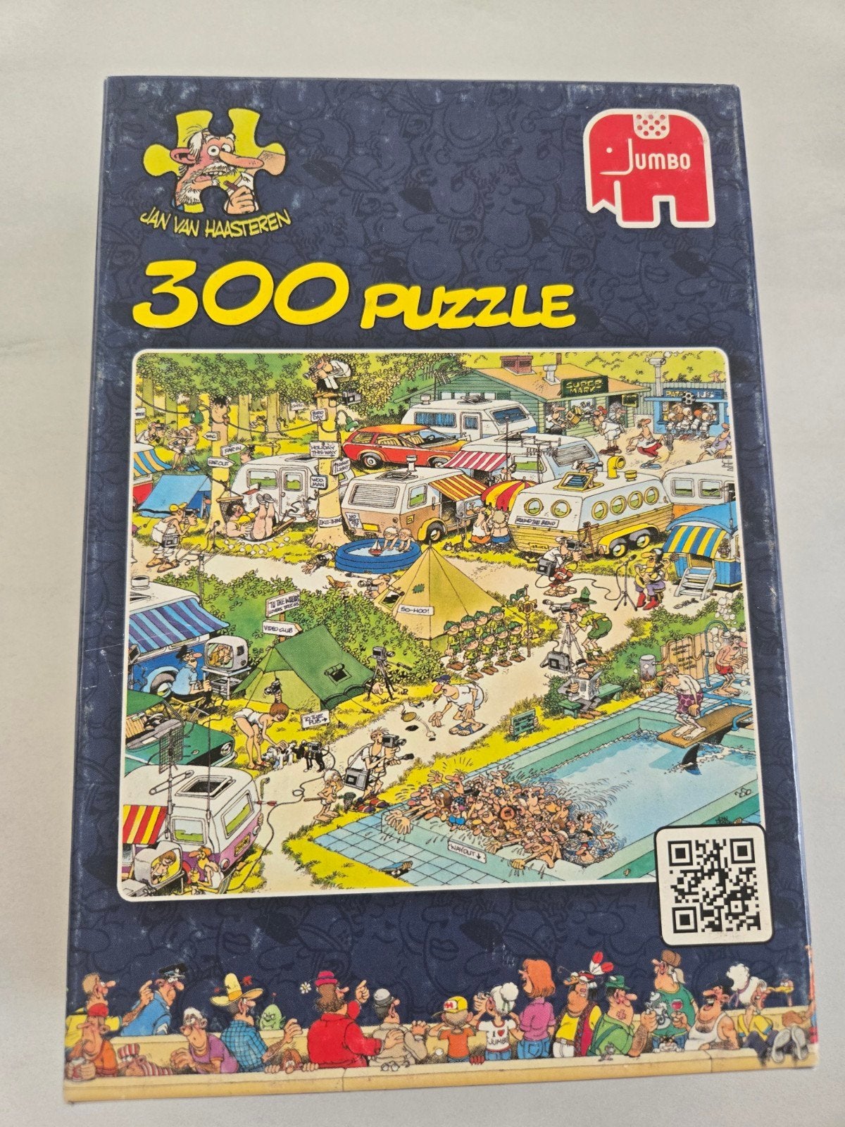 Jan van Haasteren 300 stukjes puzzel - Camping, Ophalen of Verzenden, Minder dan 500 stukjes, Gebruikt, Legpuzzel