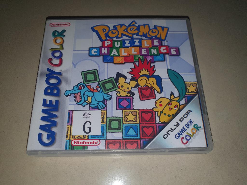 Pokemon Puzzle Challenge Game Boy Color GBC Game Case, Spelcomputers en Games, Games | Nintendo Game Boy, Puzzel en Educatief
