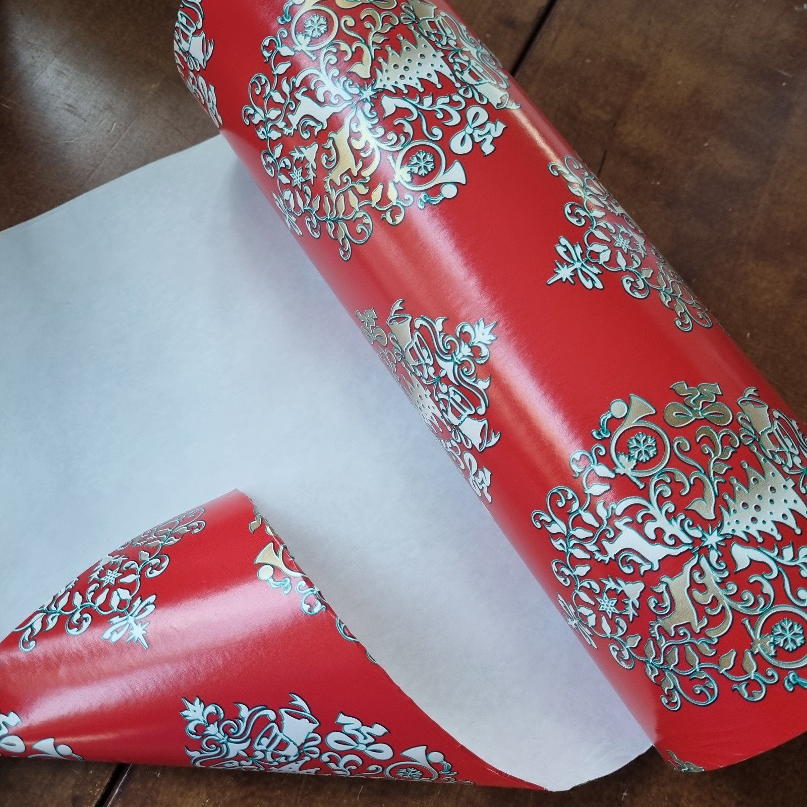 Toonbankrol kerst papier rol winkelrol inpakpapier kerstmis, Verzenden, Sqore Boutique, Sqoreboutique@gmail.com, NL