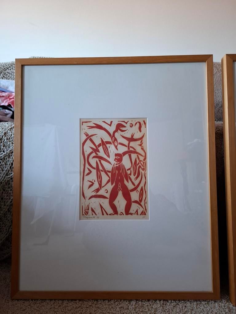 Twee originele grafische werken – Alphons Freijmuth (1989), Ophalen
