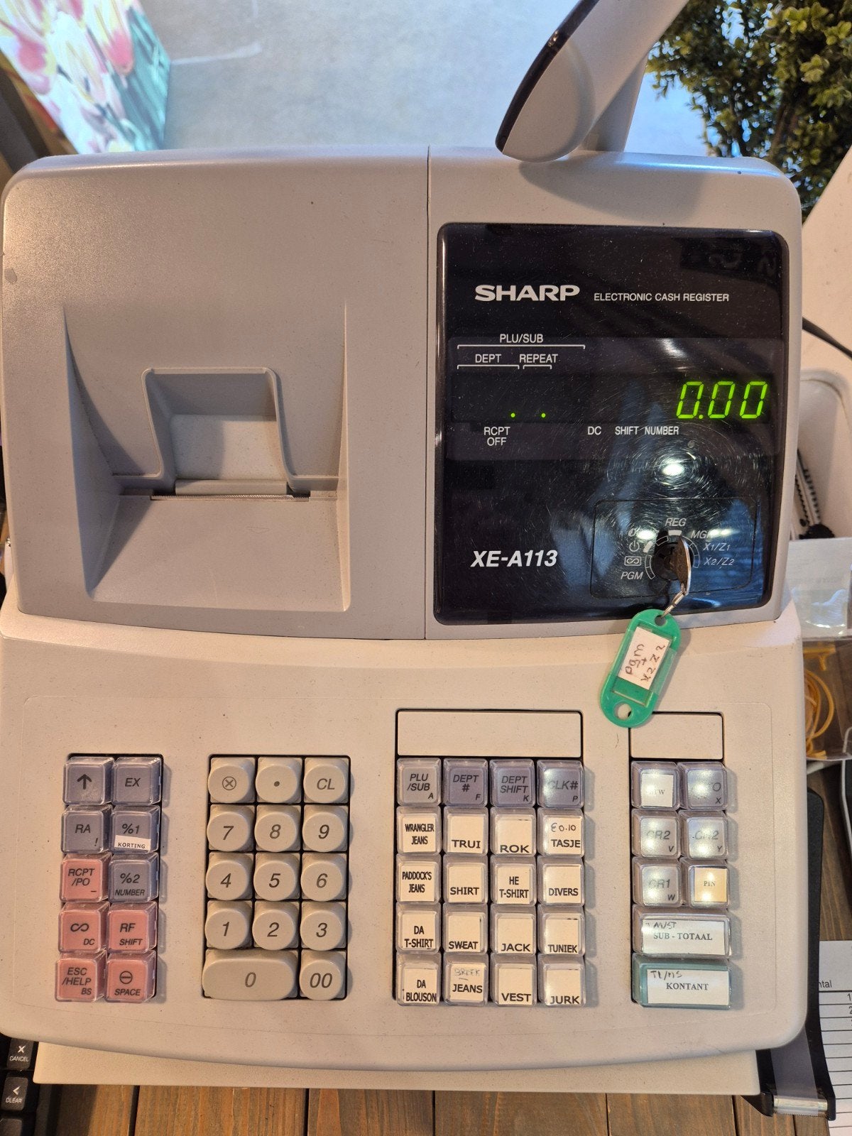 Sharp XE-A113 Elektronische Kassa - Gebruikt, Ophalen