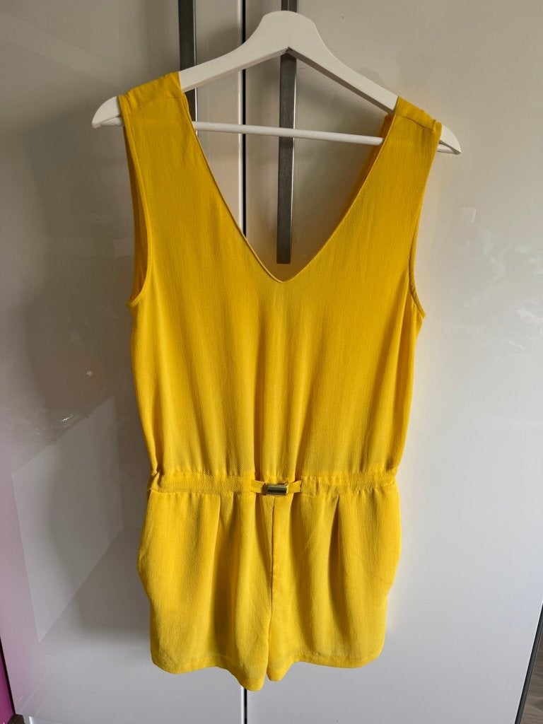 Zara Gele Jumpsuit Maat S, Ophalen of Verzenden, Zo goed als nieuw, Maat 38/40 (M), Geel