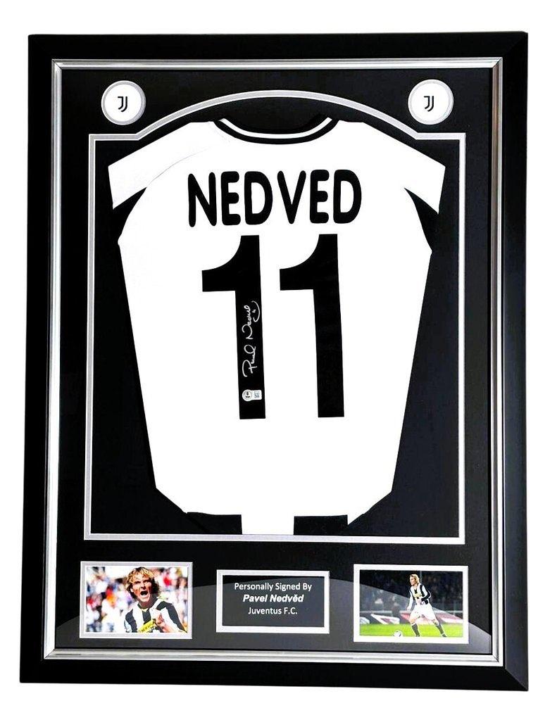 Pavel Nedved gesigneerd Juventus shirt ingelijst, Buitenlandse clubs, Shirt, Nieuw, Ophalen of Verzenden