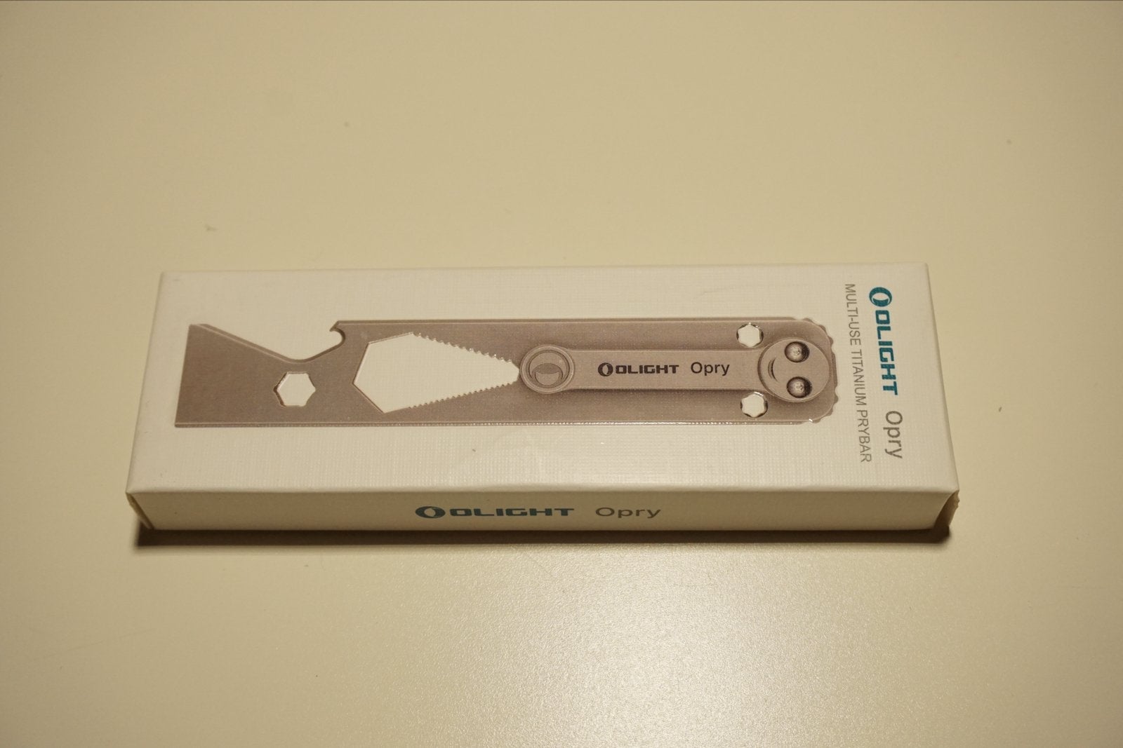 Olight Opry Multi-use Titanium Prybar - Nieuw in doos, Doe-het-zelf en Verbouw, Ophalen of Verzenden, Nieuw, Multitool, Overige merken