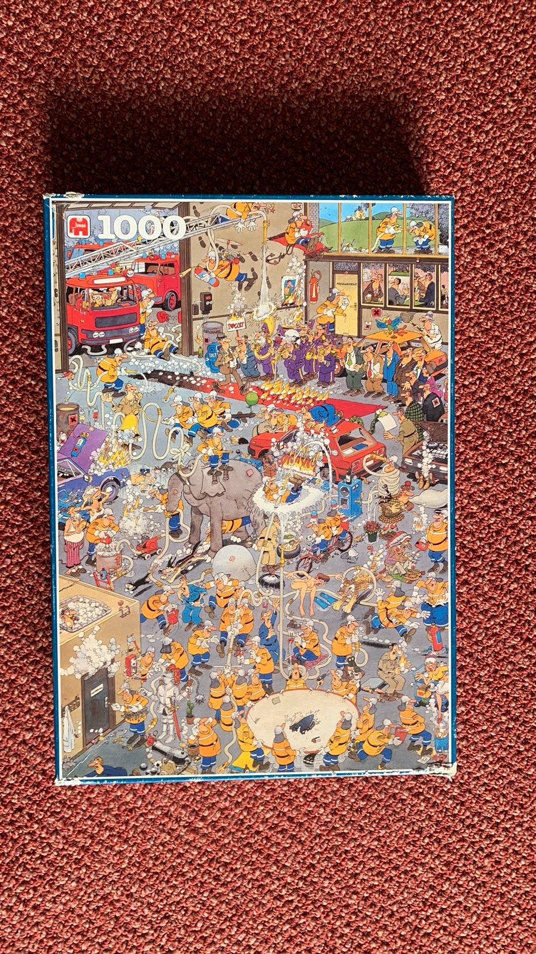 Jan van Haasteren De Brandweer 1677, Ophalen of Verzenden, 500 t/m 1500 stukjes, Gebruikt, Legpuzzel