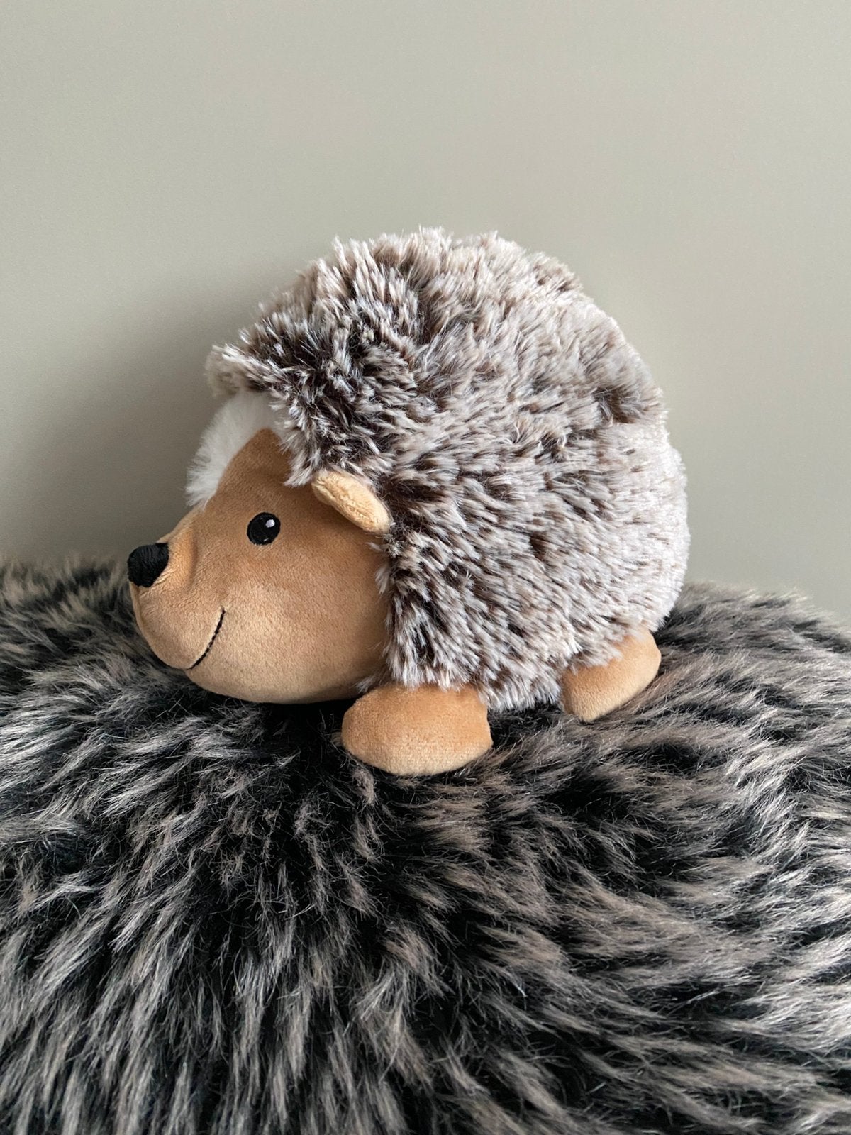 Harige knuffel egel. 20 cm, Verzenden, Zo goed als nieuw, Overige typen