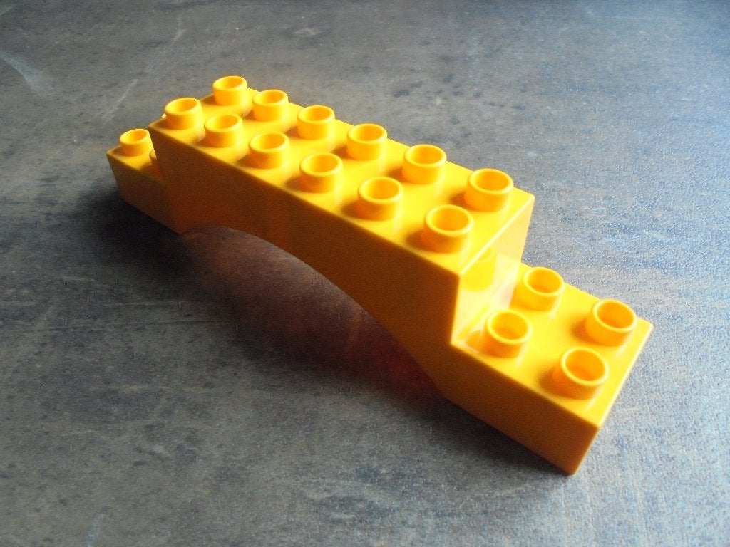 Lego Duplo Brick 2x10x2 Arch (zie foto's), Ophalen of Verzenden, Gebruikt, Losse stenen, Duplo