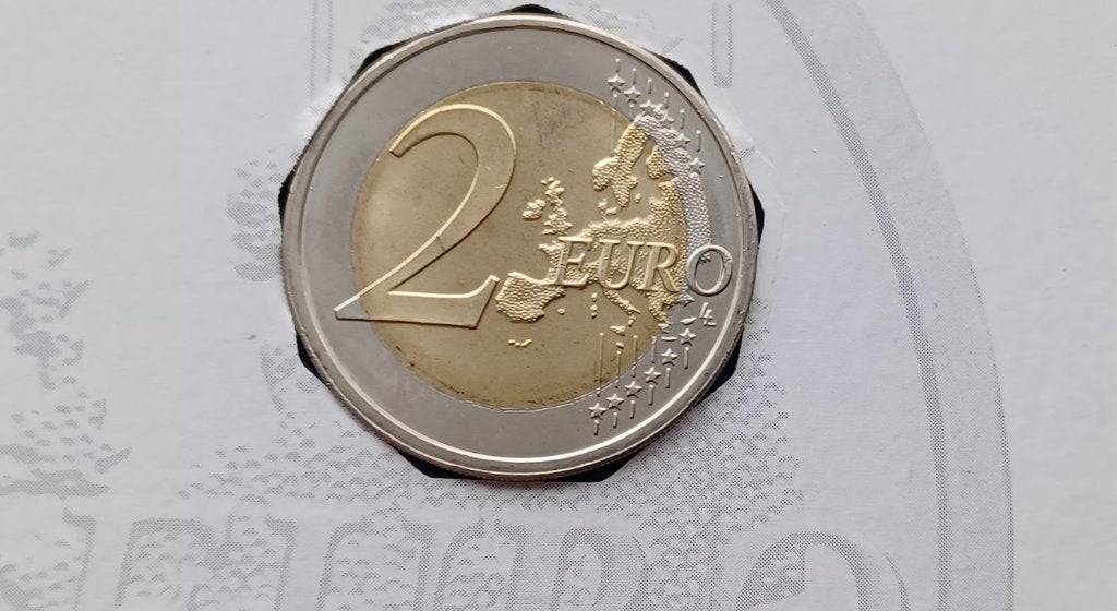 Slovenië 2 euro "Primoz Trubar" 2008 - UNC (AMK), Ophalen of Verzenden, Slovenië, 2 euro