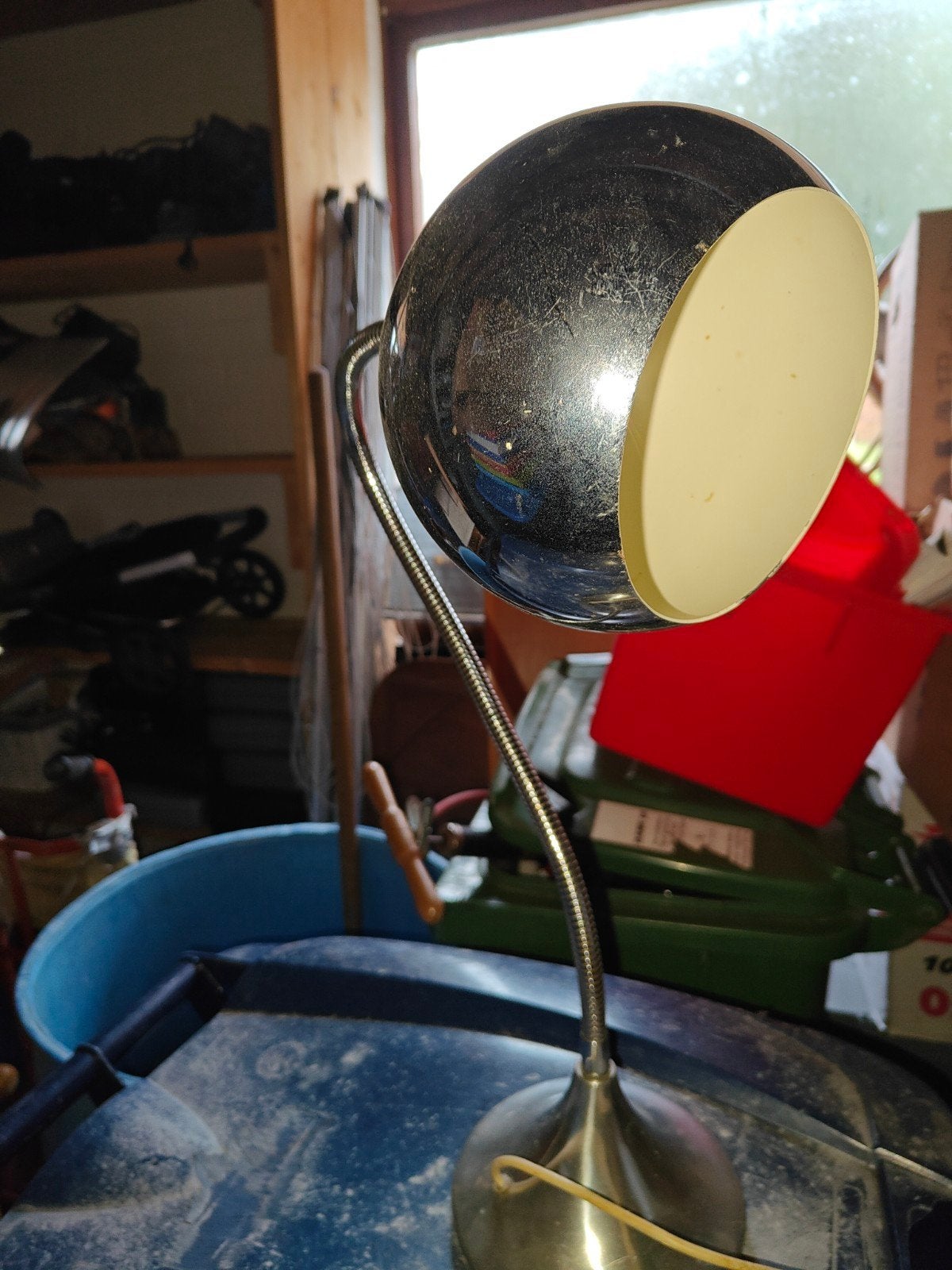 Gepo Amsterdam vintage tafellamp bureaulamp, Gebruikt, M, Ophalen of Verzenden, Metaal