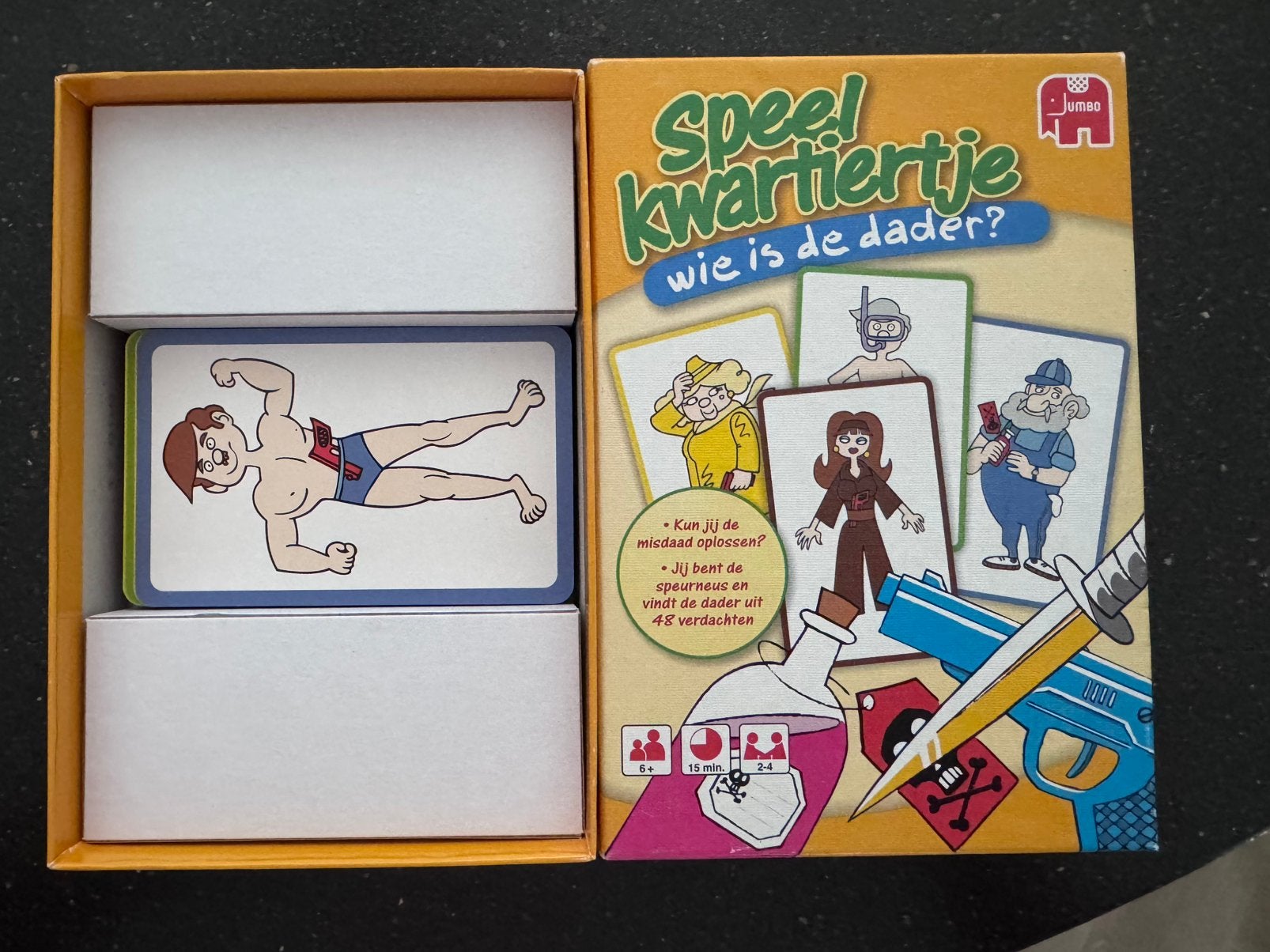 Speelkwartiertje - Wie is de dader?, Ophalen of Verzenden, Zo goed als nieuw, Jumbo