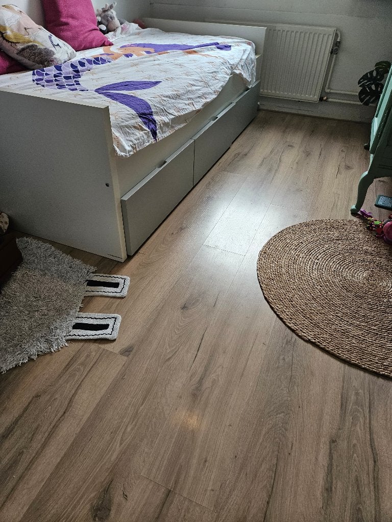 Cando Original kliklaminaat geschikt voor vloerverwarming, Ophalen, 50 tot 150 cm, 5 tot 10 m², Zo goed als nieuw