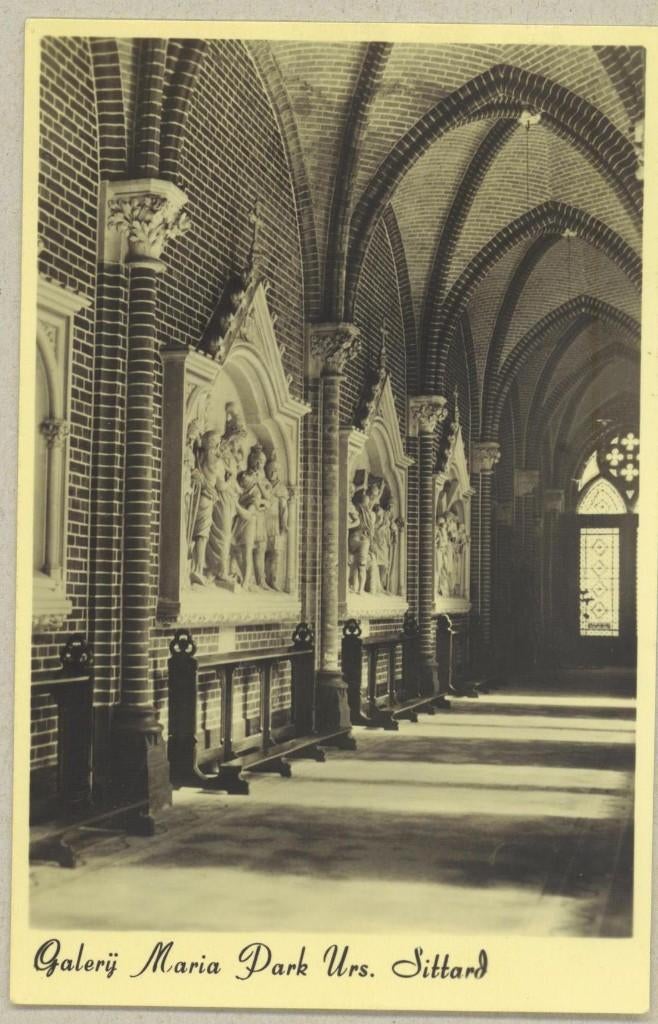 Sittard - Galerij Maria Park Urs., Verzamelen, Ansichtkaarten | Nederland, Verzenden, 1940 tot 1960, Gelopen, Limburg