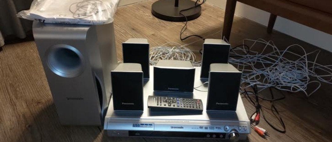 Panasonic SA-PT160 Home Theater Systeem - DVD, 5.1, Gebruikt, Panasonic, 70 watt of meer, Ophalen of Verzenden