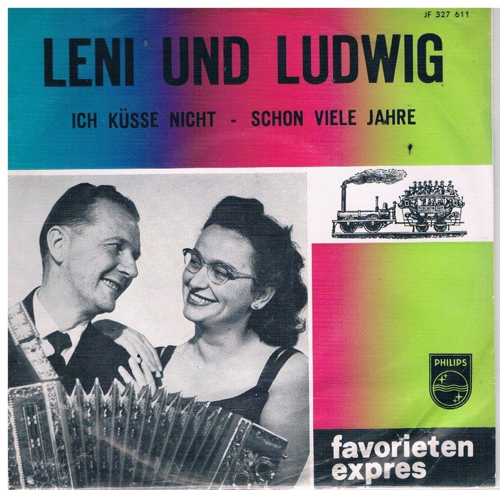 Favorieten express Lenie und ludwig  Ich kussen nicht, Ophalen of Verzenden, Gebruikt, 12 inch, Levenslied of Smartlap
