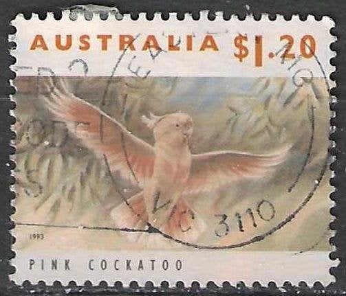Australie 1993 - Yvert 1325 - Een Leadbeater’s kaketoe (ST), Verzenden, Gestempeld