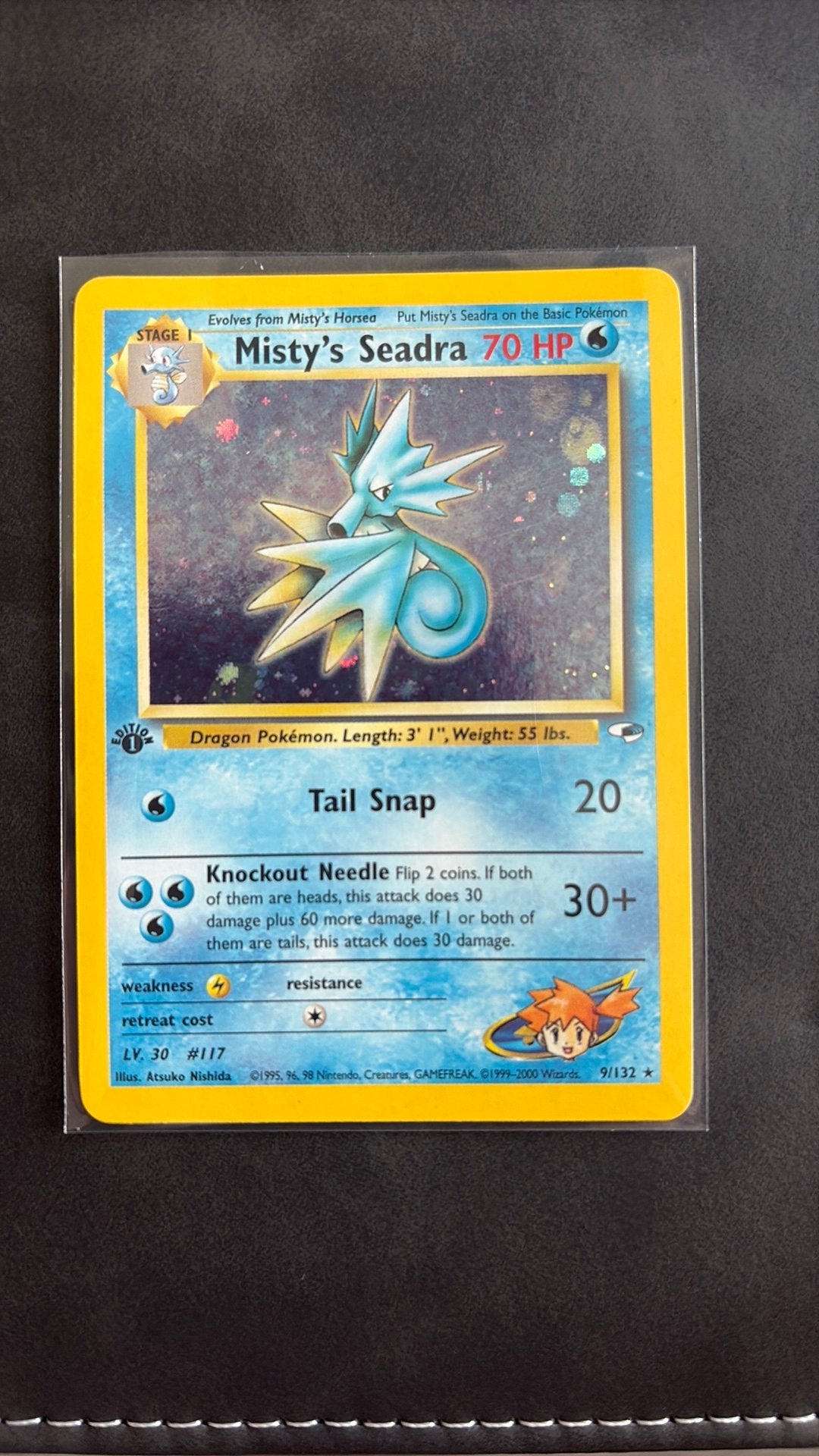 Misty’s Seadra 1st edition!!!, Ophalen of Verzenden, Zo goed als nieuw