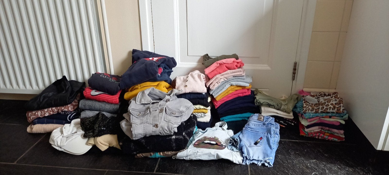 Uitgebreid kledingpakket meisje maat 146/ 152, Ophalen of Verzenden, Gebruikt, Maat 146