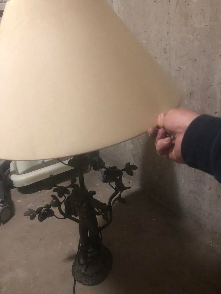 Antieke lamp, Ophalen of Verzenden, Zo goed als nieuw