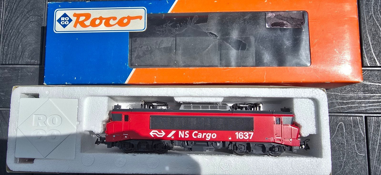 roco HO 43787 NS Cargo 1637 top ovp lezen!, Ophalen of Verzenden, NS, Roco, Gelijkstroom