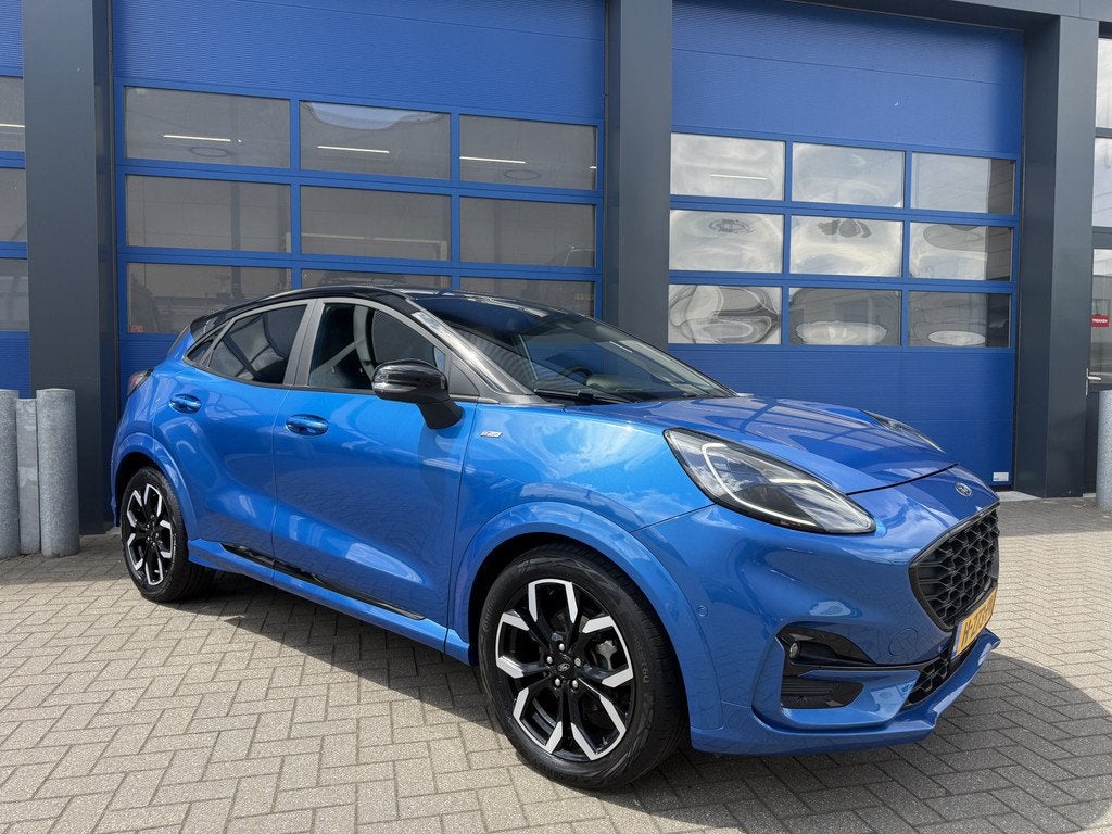 Ford Puma 1.0 155pK EcoBoost | ST-Line X | B&O | Led | Adapt, Auto's, Ford, Voorwielaandrijving, 12 maanden, Euro 6, Blauw