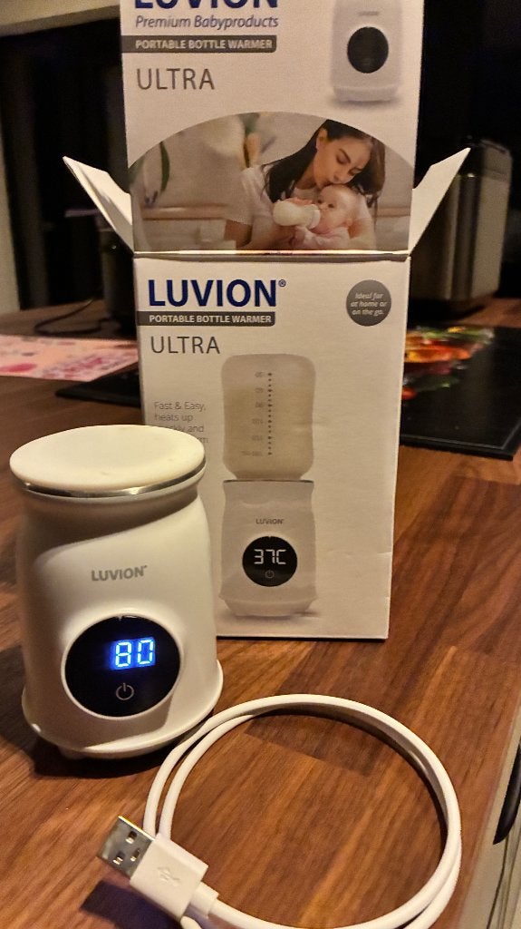 Luvion draagbare flessenwarmer, Ophalen, Flessen- of potjesverwarmer, Luvion, Draadloos