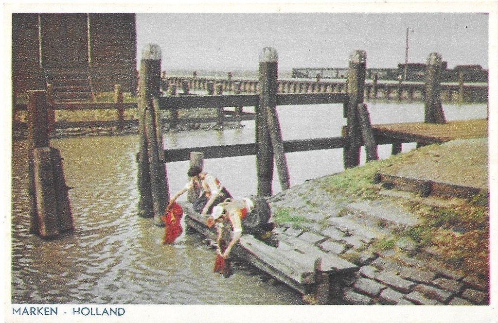 AK Marken - Wasdag, Verzenden, Noord-Holland