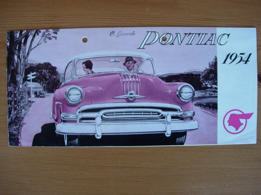 Pontiac 1954 Brochure Nederlands, Ophalen of Verzenden, Zo goed als nieuw, Overige merken, Pontiac
