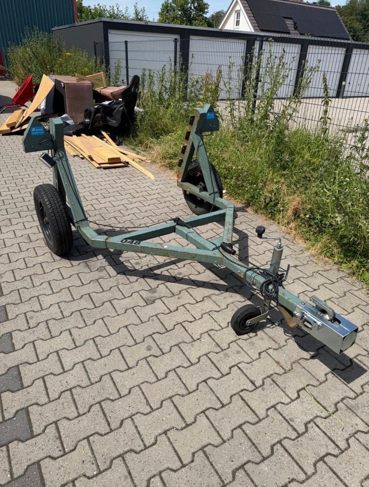Robuuste haspelwagen / aanhanger - Gebruikt, Ophalen, Gebruikt