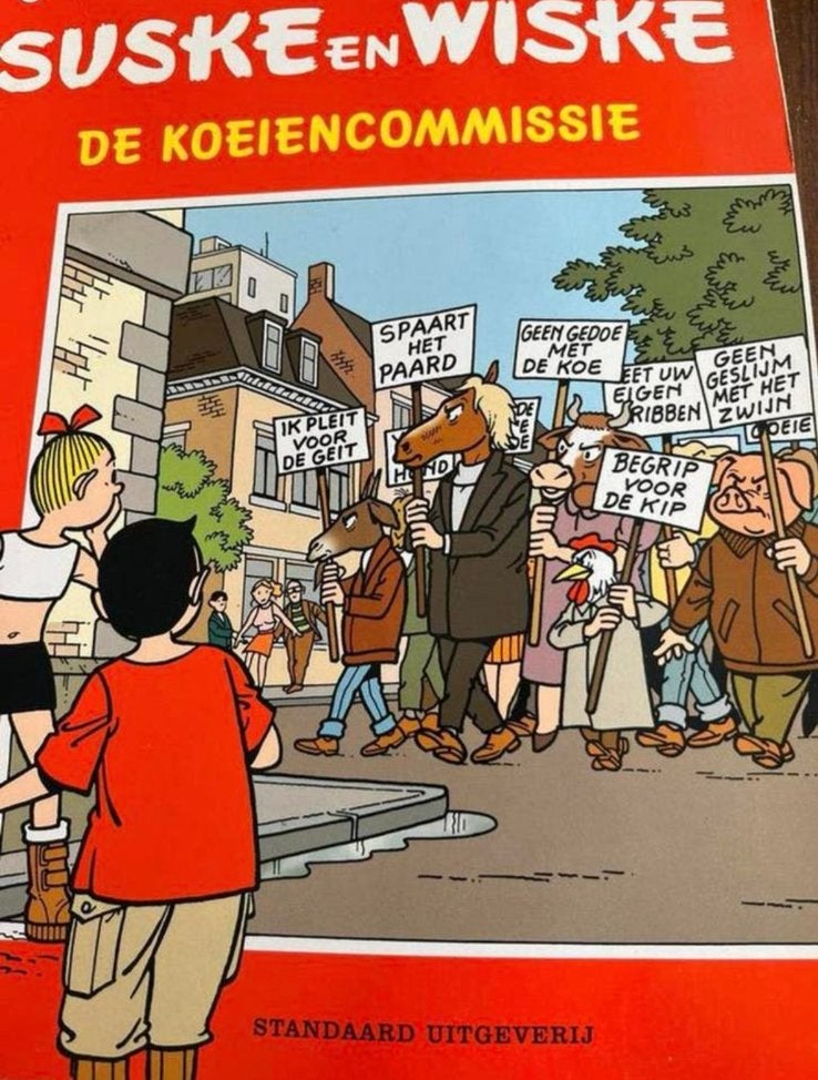 WILLYVAN DER STEEN SUSKE EN WISKE DE KOEIENCOMMISSIE 268, Eén stripboek, Ophalen of Verzenden, Gelezen