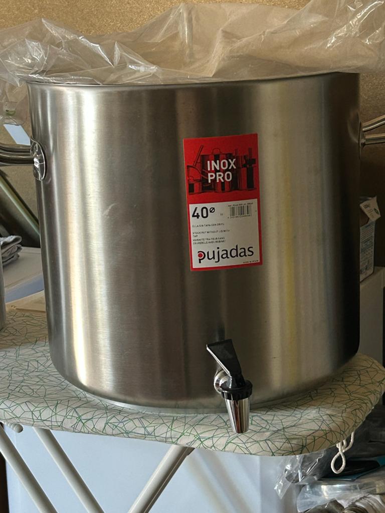 Pujadas Inox Pro 40L RVS Ketel met Tapkraan, Overige typen, Ophalen of Verzenden, Metaal, Overige merken