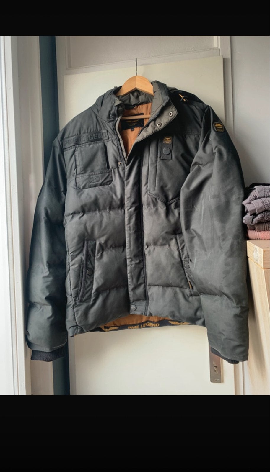 PME Legend Snowburst 3.0 winterjas, Kleding | Heren, Ophalen of Verzenden, Gedragen, Maat 52/54 (L), Grijs
