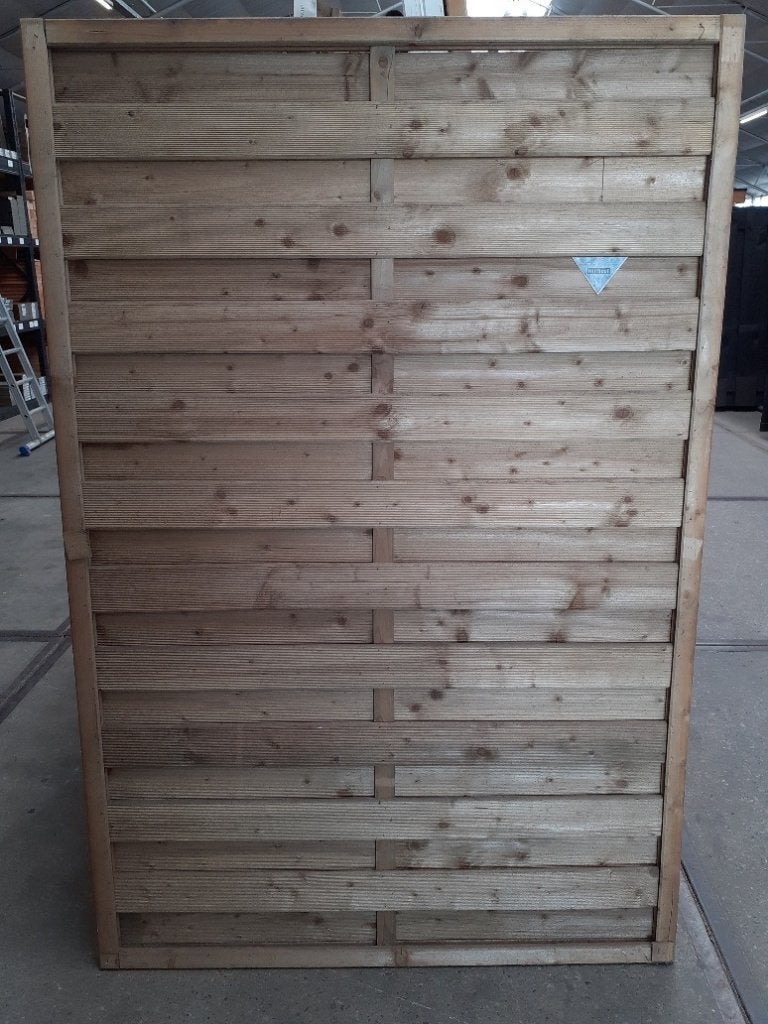 Houten scherm 118x180 cm, Ophalen, 1 tot 2 meter, Minder dan 3 meter, Zo goed als nieuw