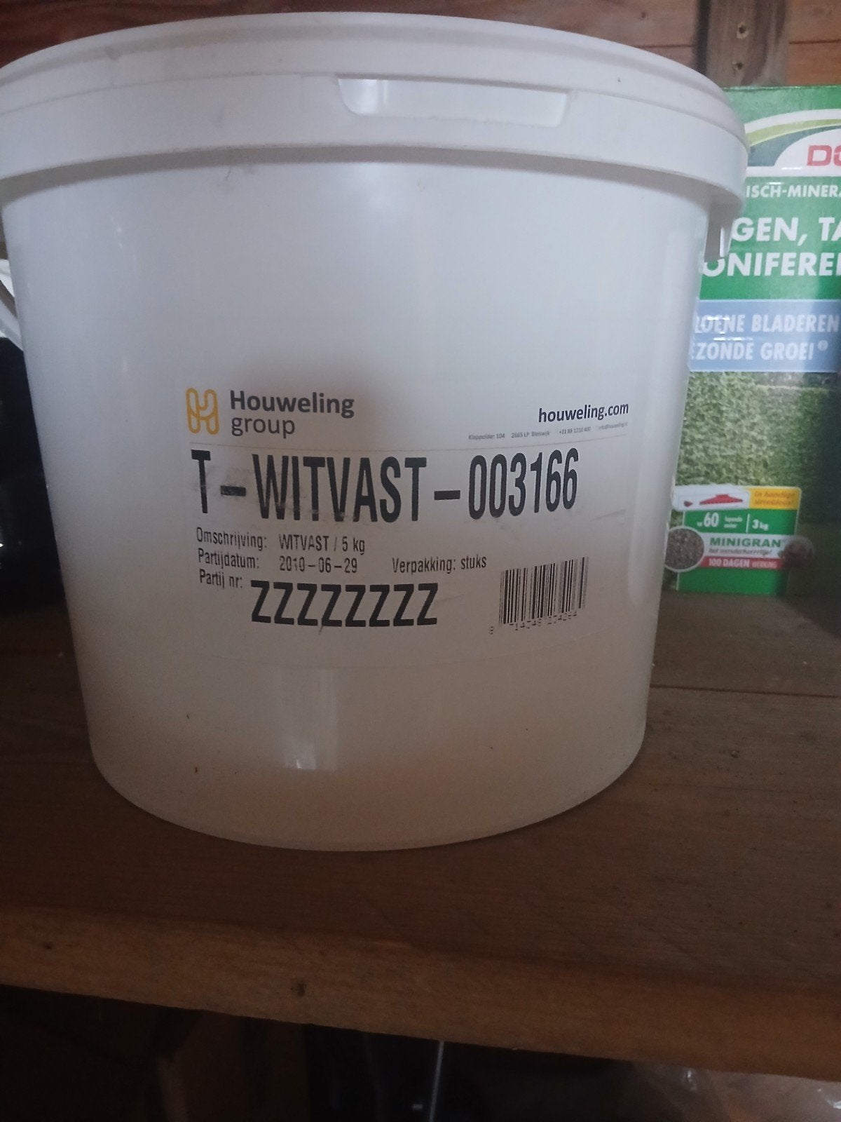 Houweling T-WITVAST-003166 4 kg Witvast, Ophalen, Gebruikt, Wit, Verf