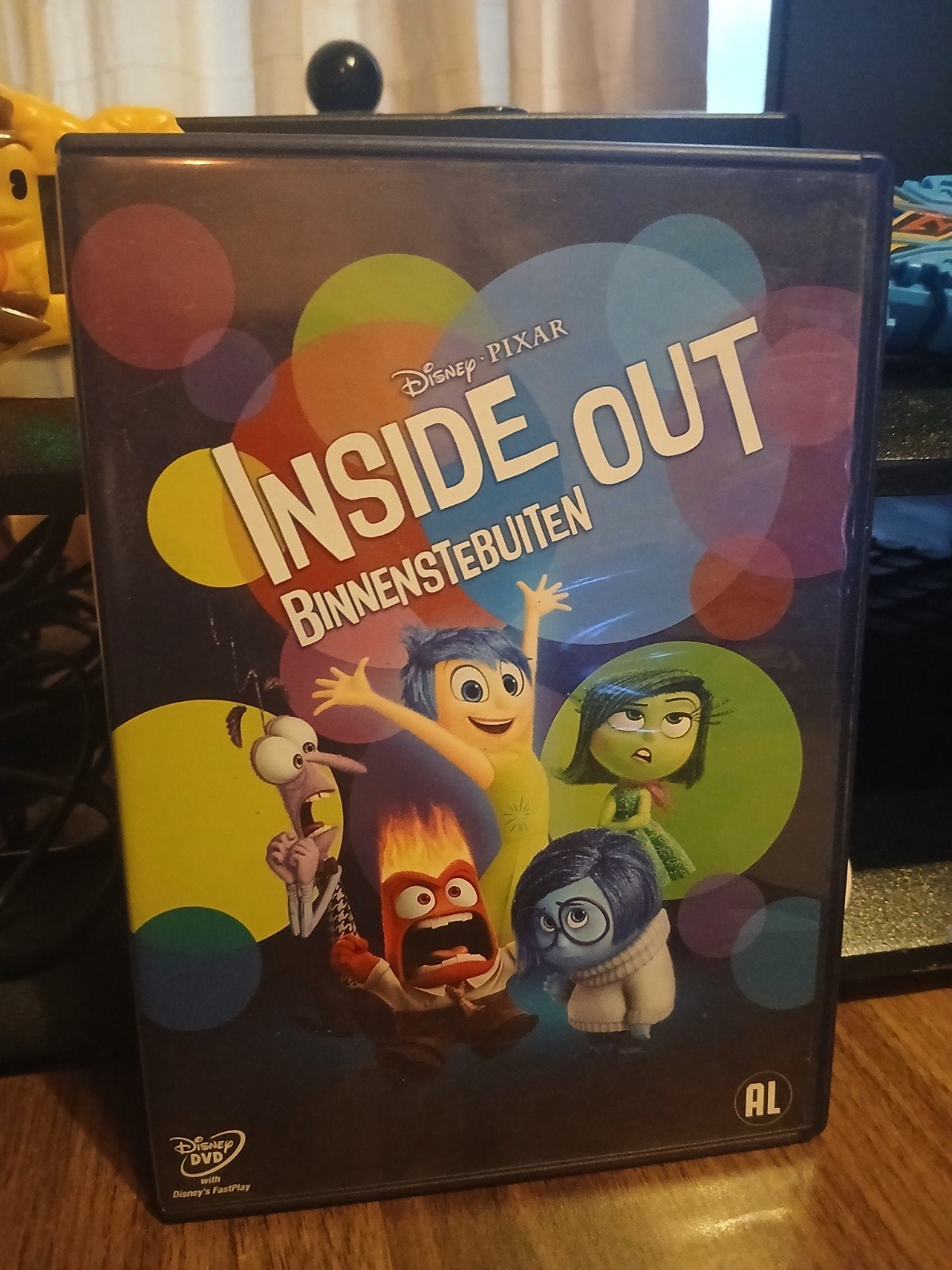 Inside out Disney dvd film, Alle leeftijden, Ophalen of Verzenden, Zo goed als nieuw, Amerikaans