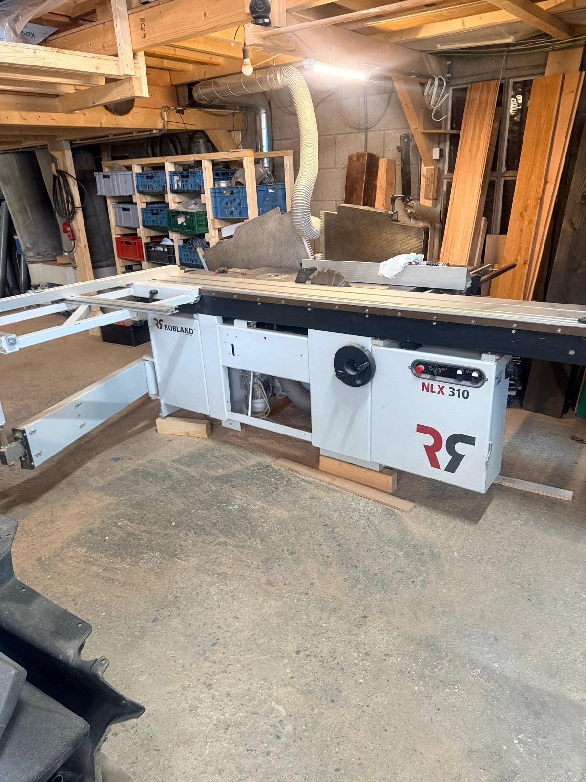 Robland NLX 310 Combi Machine: Zagen, Afkorten, Topi, Vlak-, Ophalen