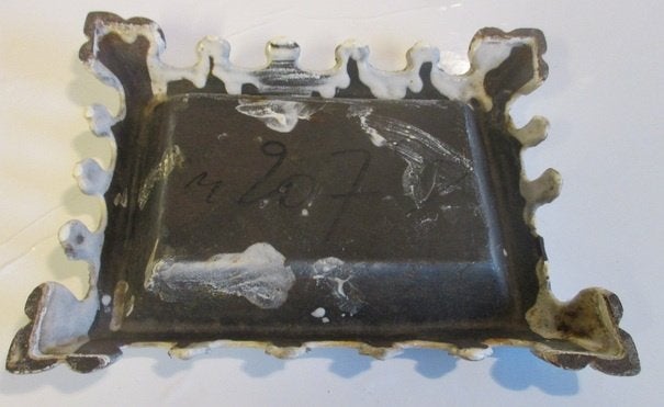 oude gietijzeren spittoon spuugbak uit antiek cafe bistro, Verzenden