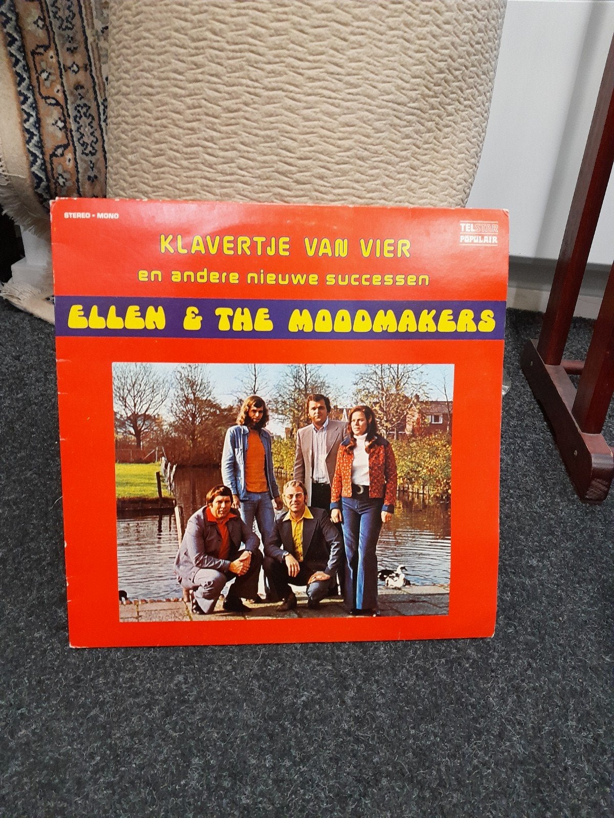 Piratenknaller - Ellen & The moodmakers - Estafette Burgum, Cd's en Dvd's, Ophalen of Verzenden, Gebruikt, 12 inch, Levenslied of Smartlap