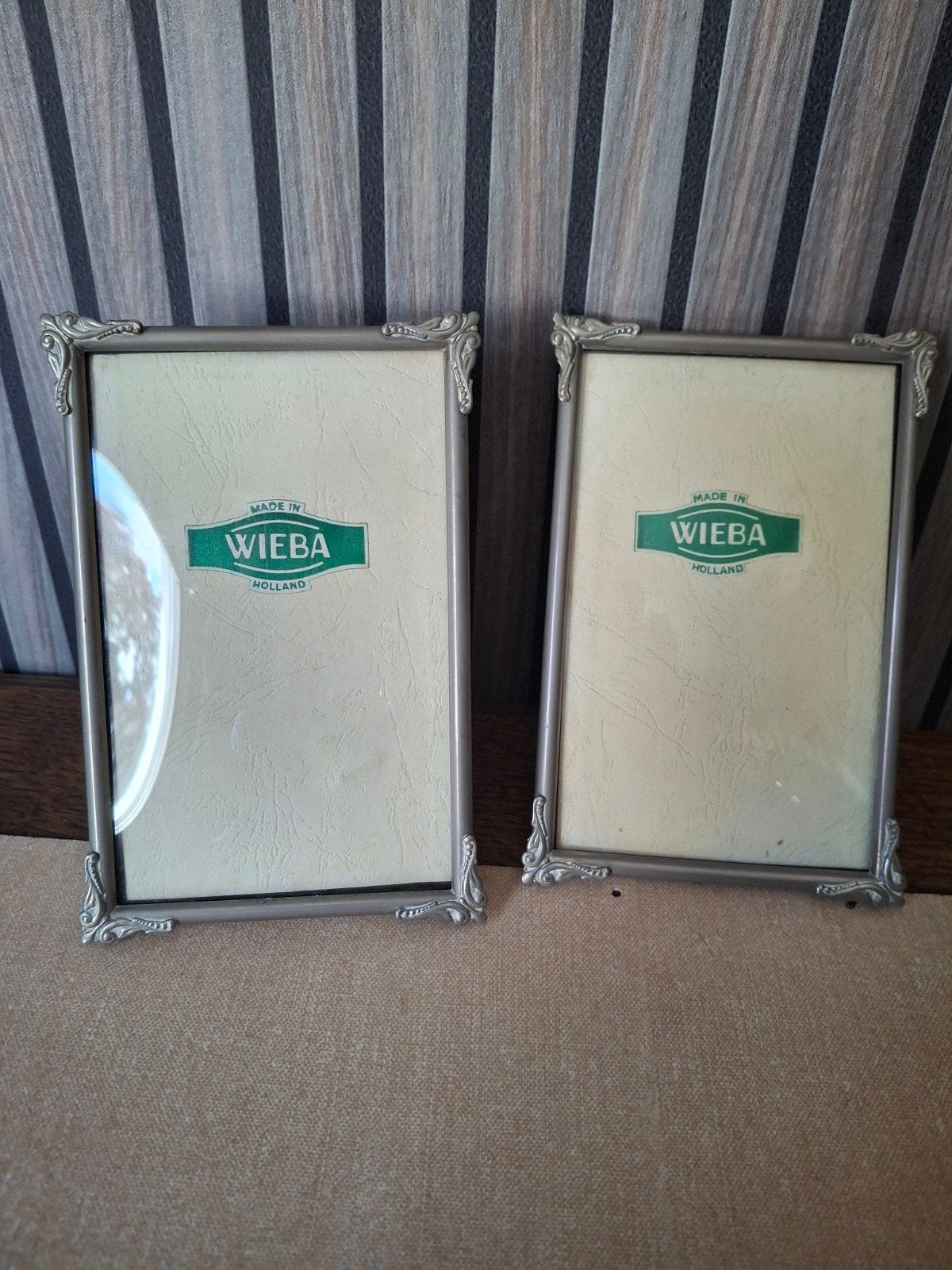 Oude fotolijstjes, Audio, Tv en Foto, Fotografie | Fotolijsten, Ophalen of Verzenden, Zo goed als nieuw, Met glas, Metaal