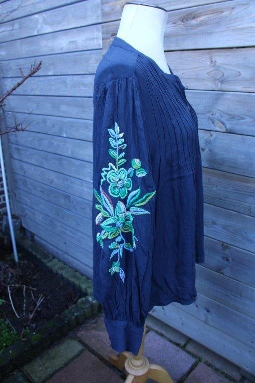 Blouse donkerblauw Didi mt 42 Vaste prijs, Kleding | Dames, Blauw, Maat 42/44 (L), Didi, Ophalen of Verzenden