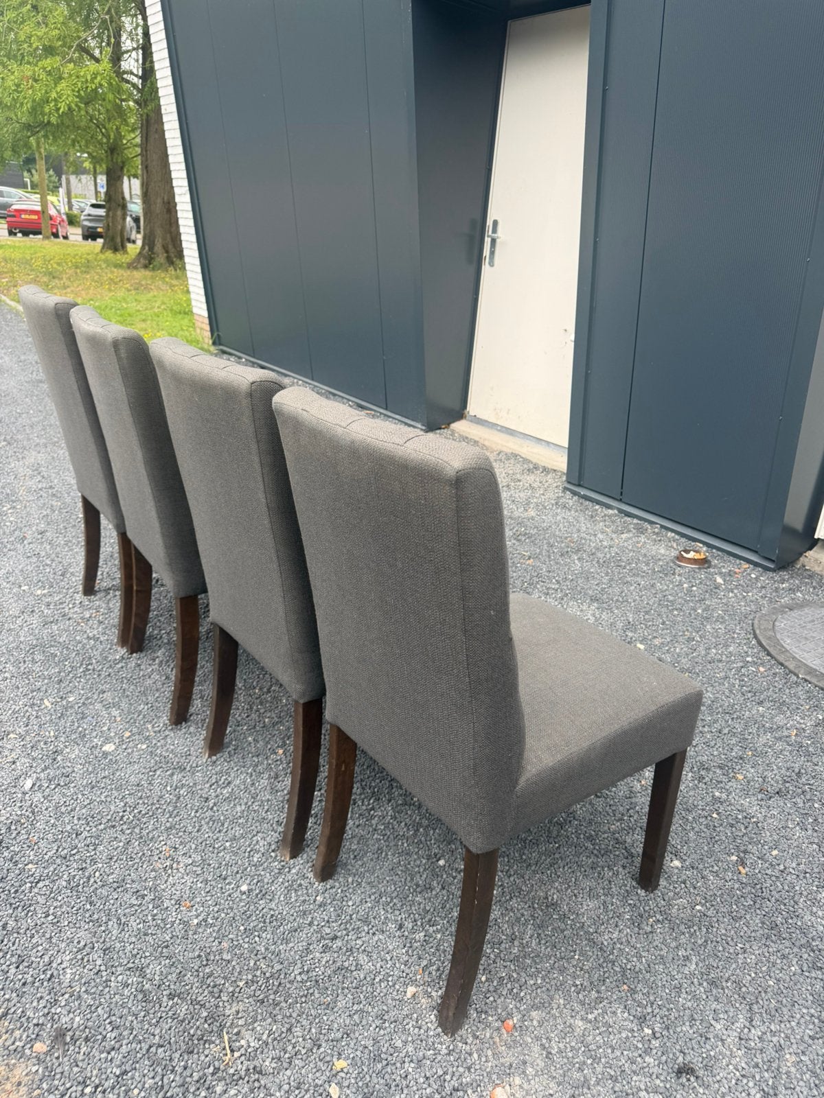 4 eetkamerstoelen, Ophalen, Gebruikt