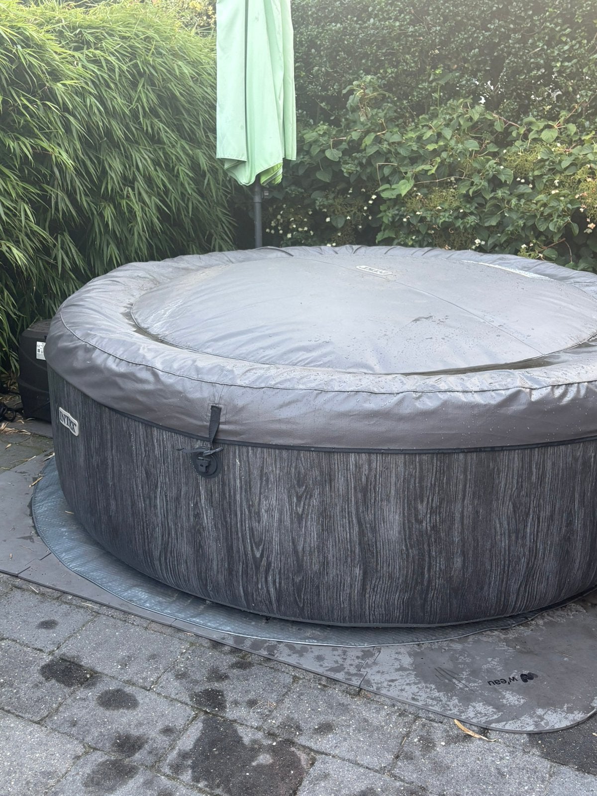 Intex pure spa Greywood deluxe opblaasbare spa 6 persoons, Ophalen, Zo goed als nieuw