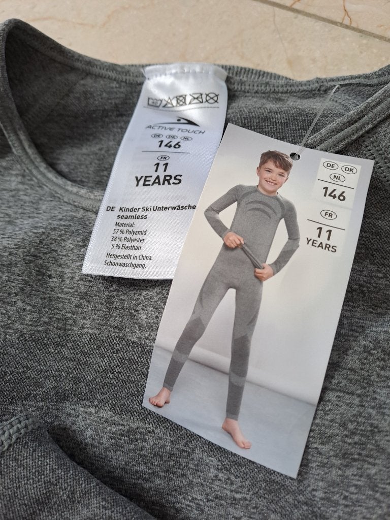Thermo set - kleding / ski ondergoed, Kleding | Heren, Ophalen of Verzenden, Grijs, Overige typen