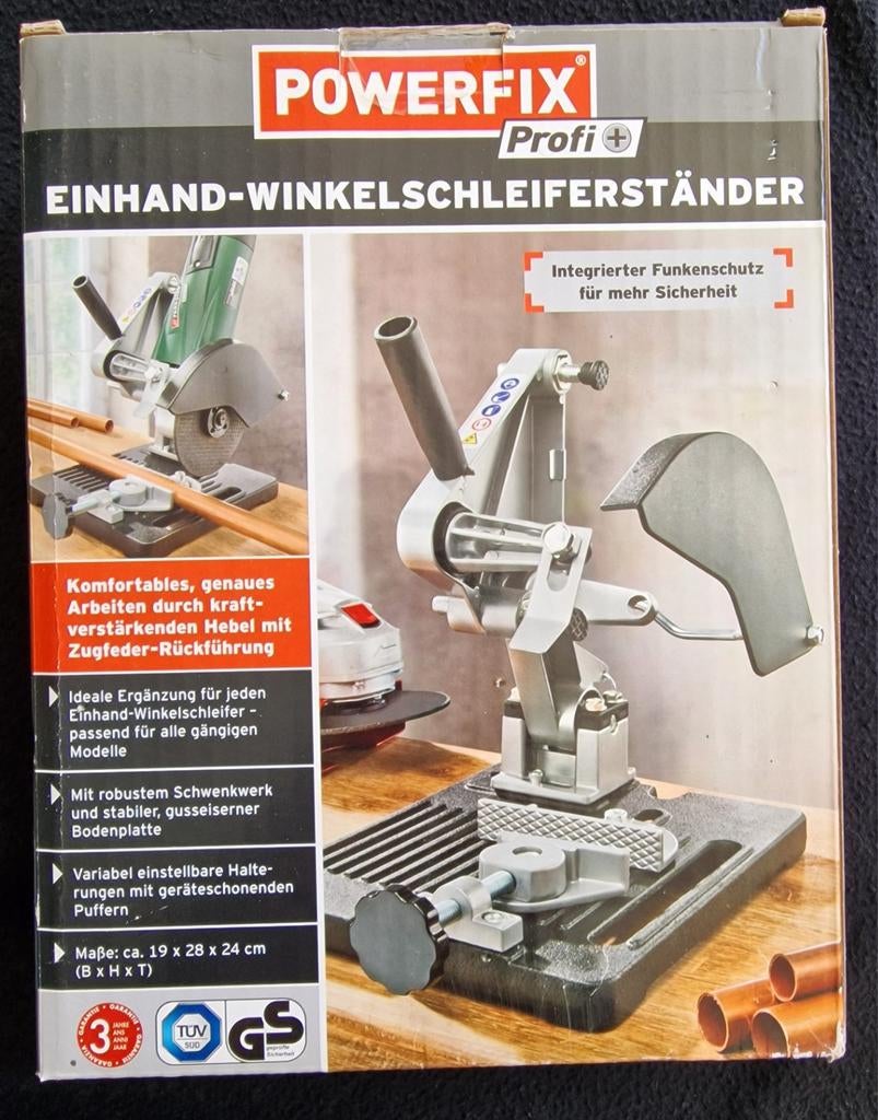 POWERFIX PROFI+ Eenhand-Haakse Slijper Standaard, Ophalen, Nieuw, 1000 watt of meer, Overige typen