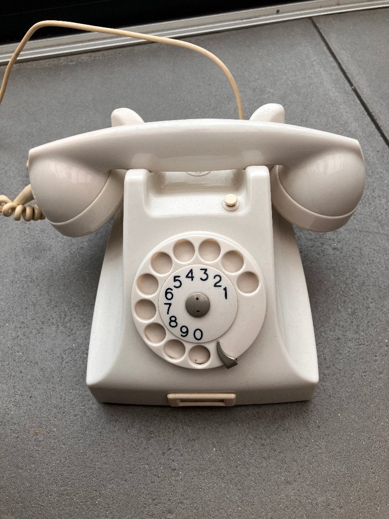 Vintage PTT Ericsson, Ophalen, Gebruikt, Met draaischijf
